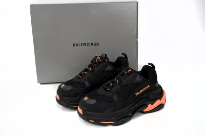 PKGoden    Balenciaga Triple Black Orange 524039 W2FA1 9188  02