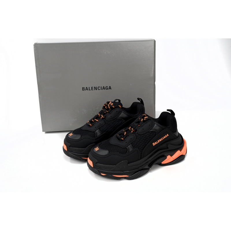 PKGoden   Balenciaga Triple Black Orange 524039 W2FA1 9188 