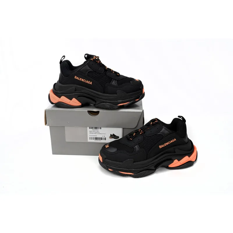 PKGoden   Balenciaga Triple Black Orange 524039 W2FA1 9188 