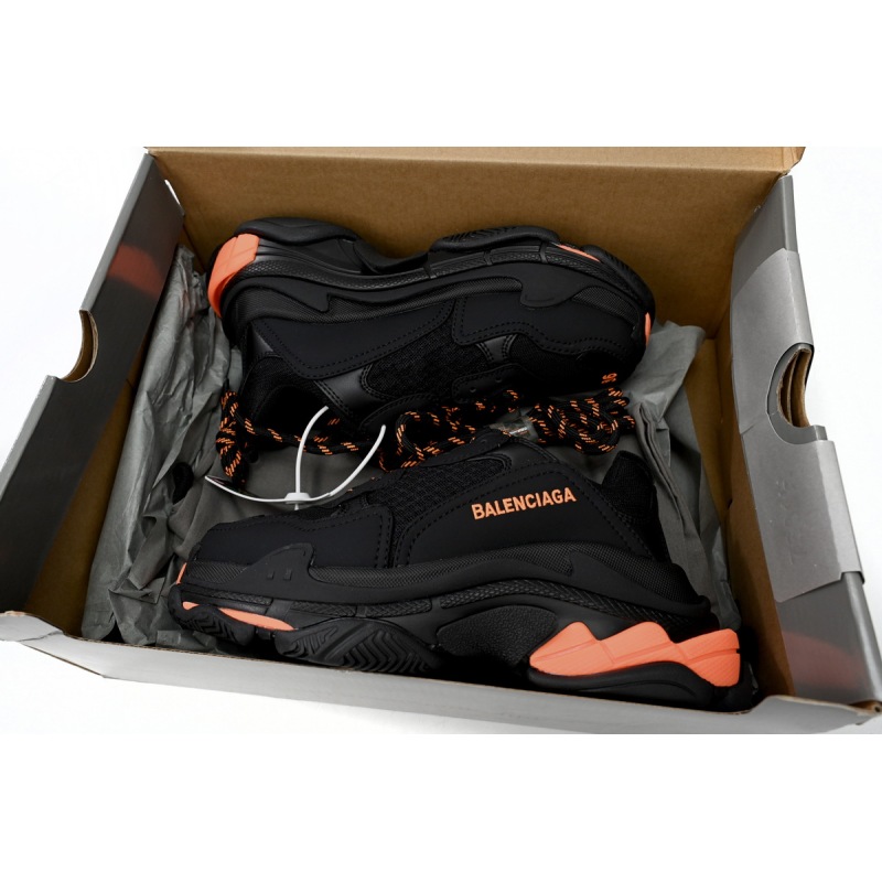 PKGoden   Balenciaga Triple Black Orange 524039 W2FA1 9188 
