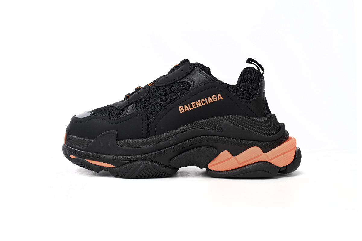 PKGoden   Balenciaga Triple Black Orange 524039 W2FA1 9188 