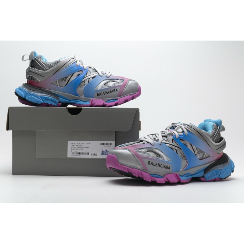 PK Balenciaga Tess S.Blue Pink Silver 542436 W1GC1 4051 