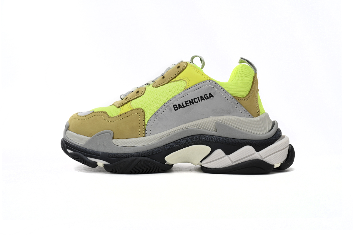 PKGoden  Balenciaga Triple Fluorescent Yellow 524039 W0903 1801 