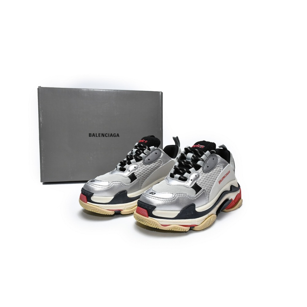PKGoden  Balenciaga Triple S Grey Silver Black 512175 W0903 1081 