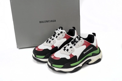PKGoden   Balenciaga Triple White, red, and Green 524039 W090H 7078  02
