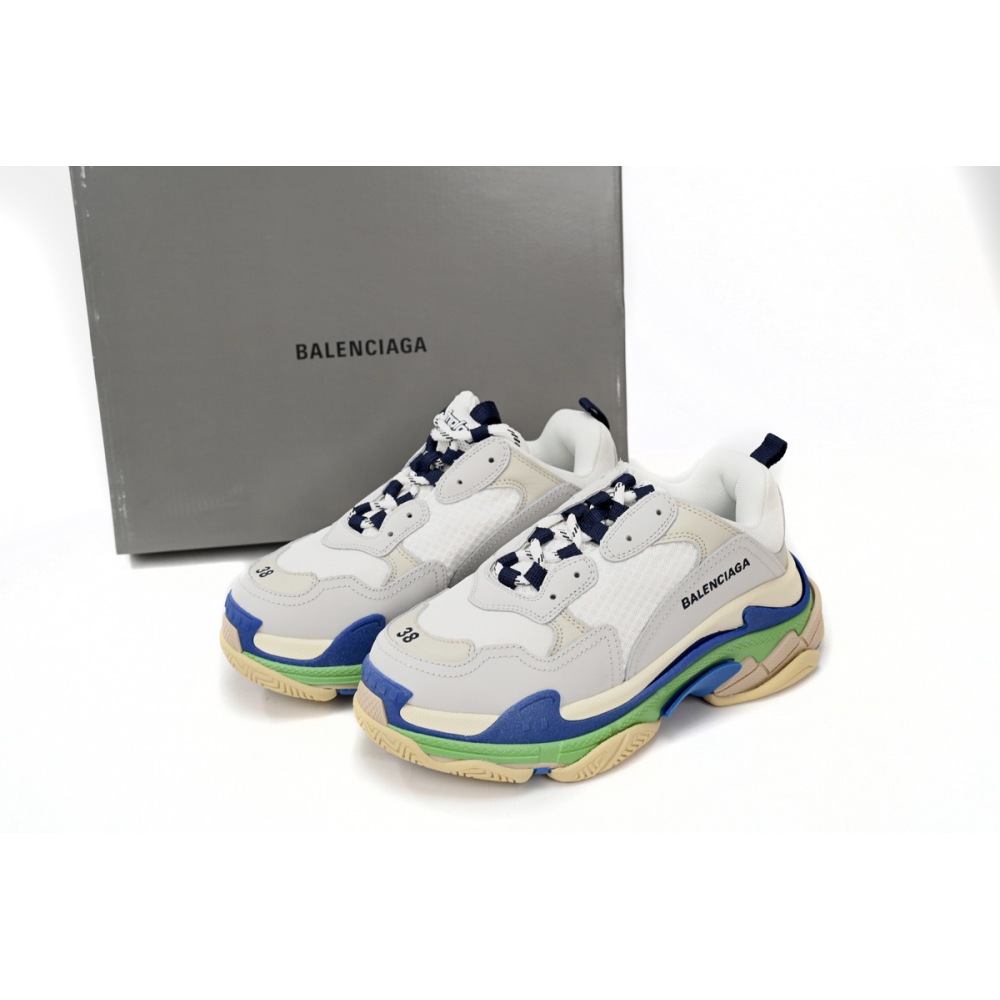 PKGoden  Balenciaga Triple White Blue Green 524039 W09E1 1900 