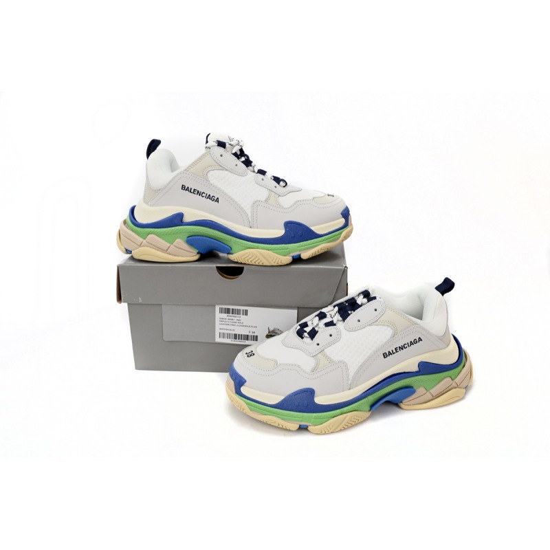 PKGoden  Balenciaga Triple White Blue Green 524039 W09E1 1900 