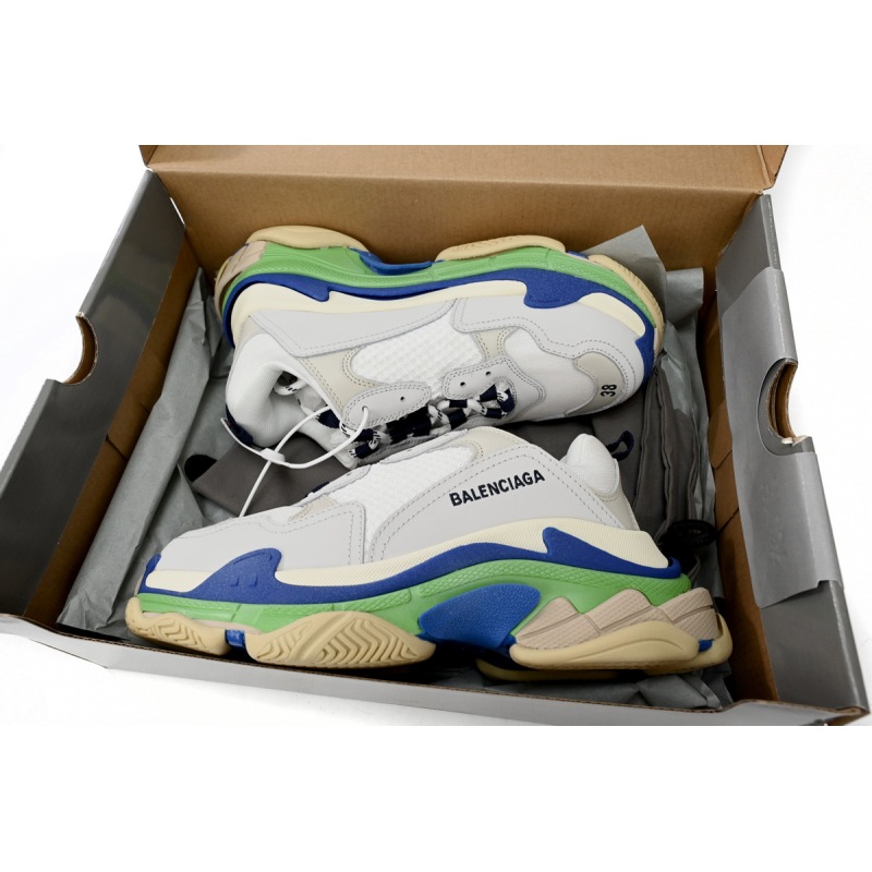 PKGoden  Balenciaga Triple White Blue Green 524039 W09E1 1900 