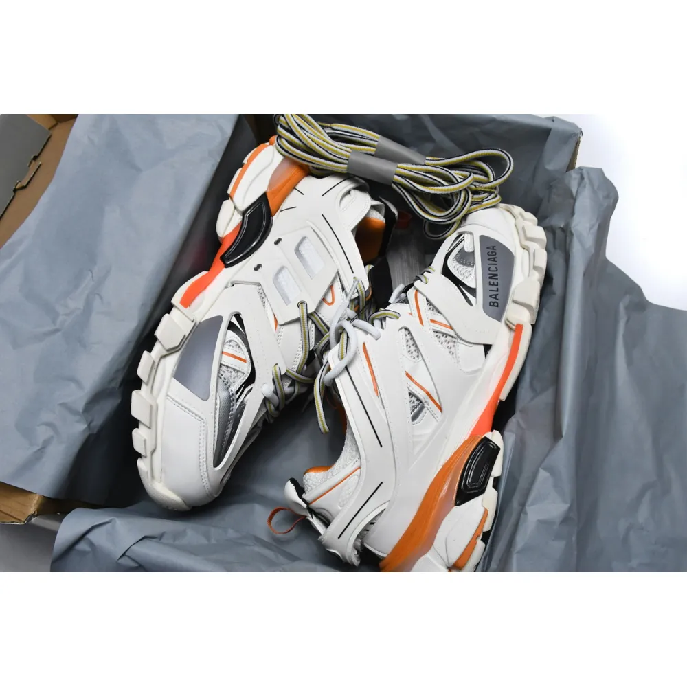 Balenciaga Tess S. White Orange Black 542436 W1GB1 9059 