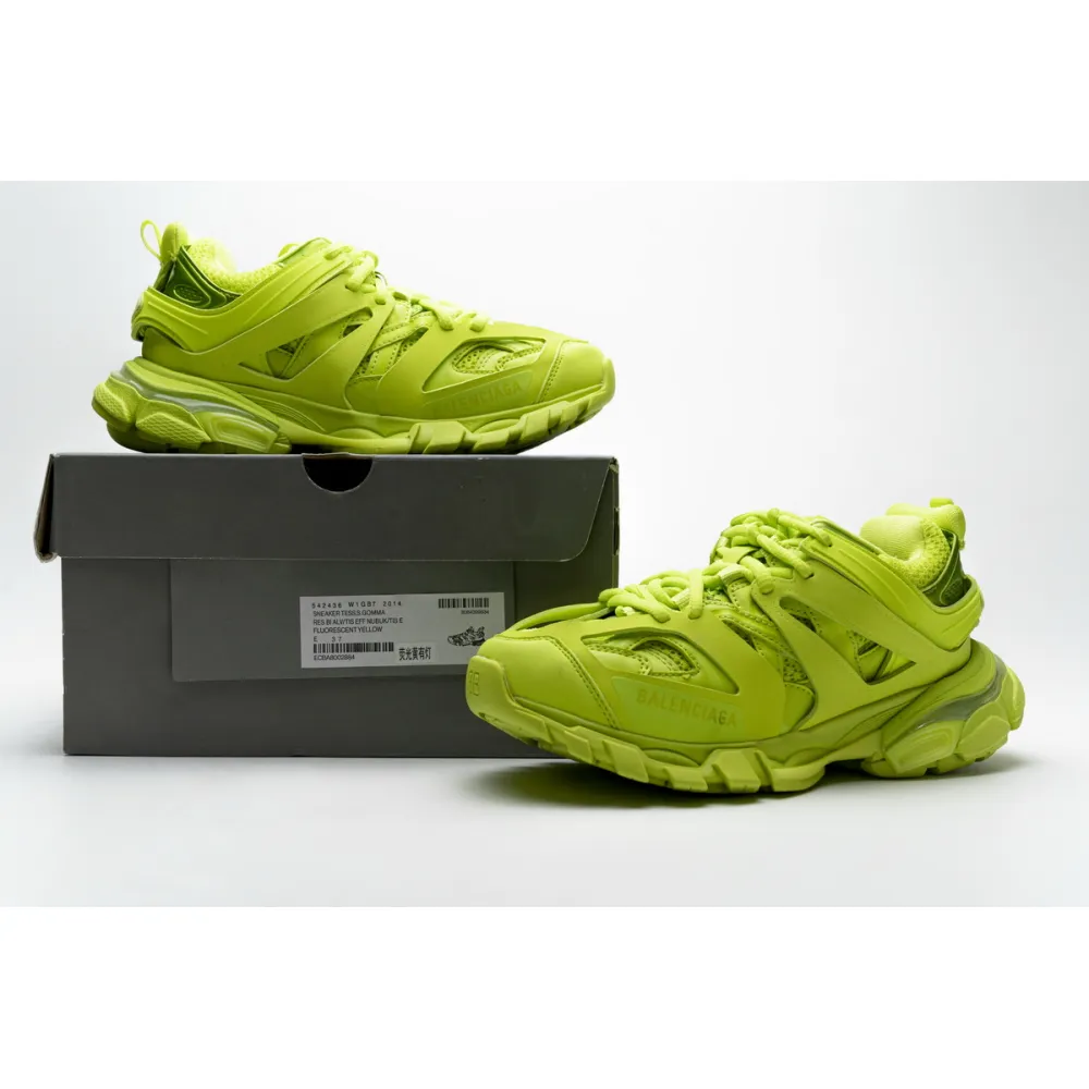 PKGoden  Balenciaga Tess S.Fluorescent Yellow 542436 W1GB7 2014 