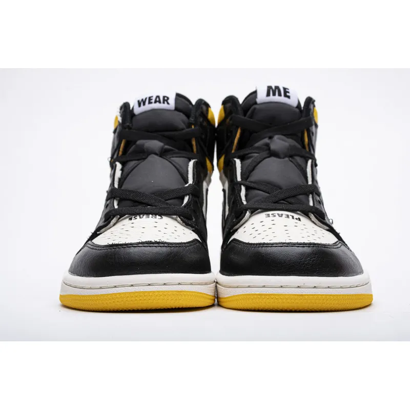 PKgoden Jordan 1 Retro High "Not for Resale" Varsity Maize,861428-107