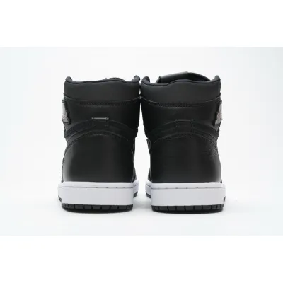 PKgoden Jordan 1 Retro High Black Satin Gym Red,555088-060 02