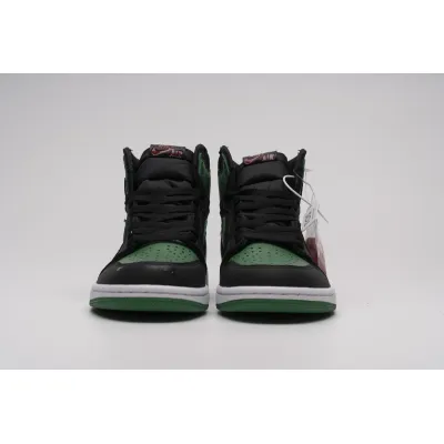 PKgoden Jordan 1 Retro High Pine Green Black,555088-030 02