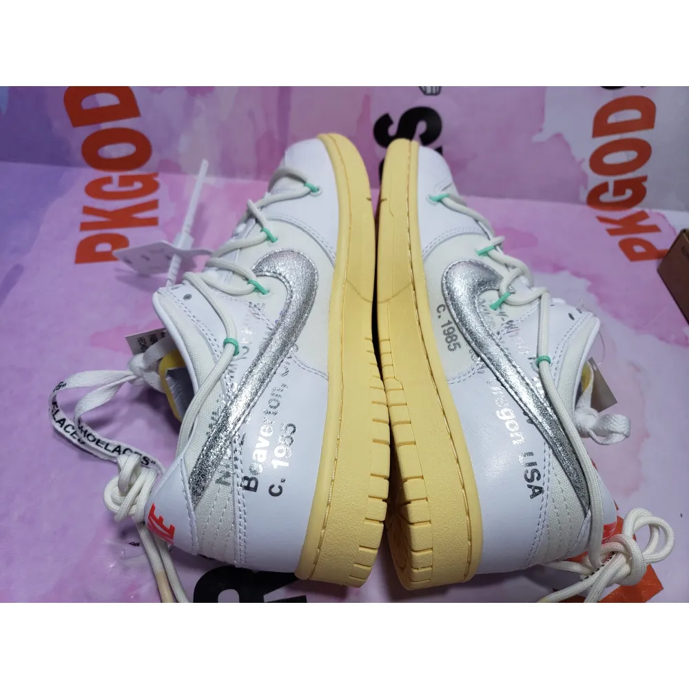 PKGoden Dunk Low Off-White Lot 1 DM1602-127