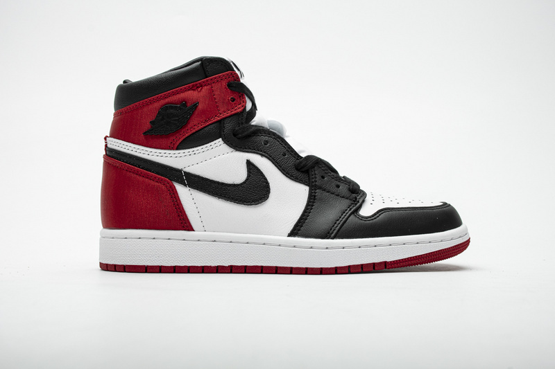 PKgoden Jordan 1 Retro High Satin Black Toe (W),CD0461-016