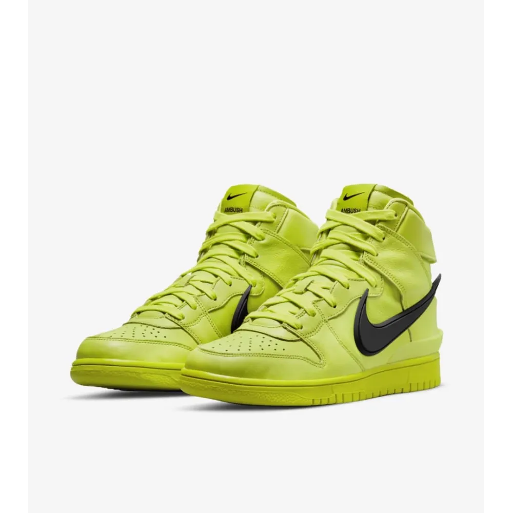PKGoden Dunk High x AMBUSH Flash Lime