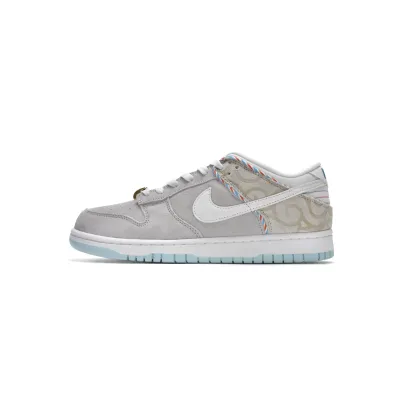 PKGoden Dunk Low SE Barber Shop Grey DH7614-500 01