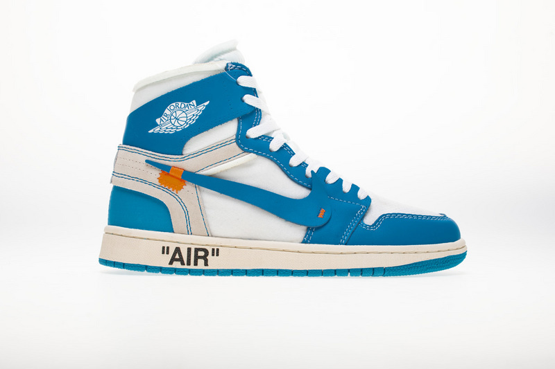 PKgoden Jordan 1 Retro High Off White University Blue,AQ0818-148