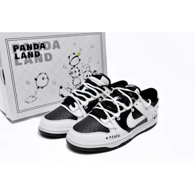 PKGoden Dunk Low Sail Panda SplCing DD1391-100 02