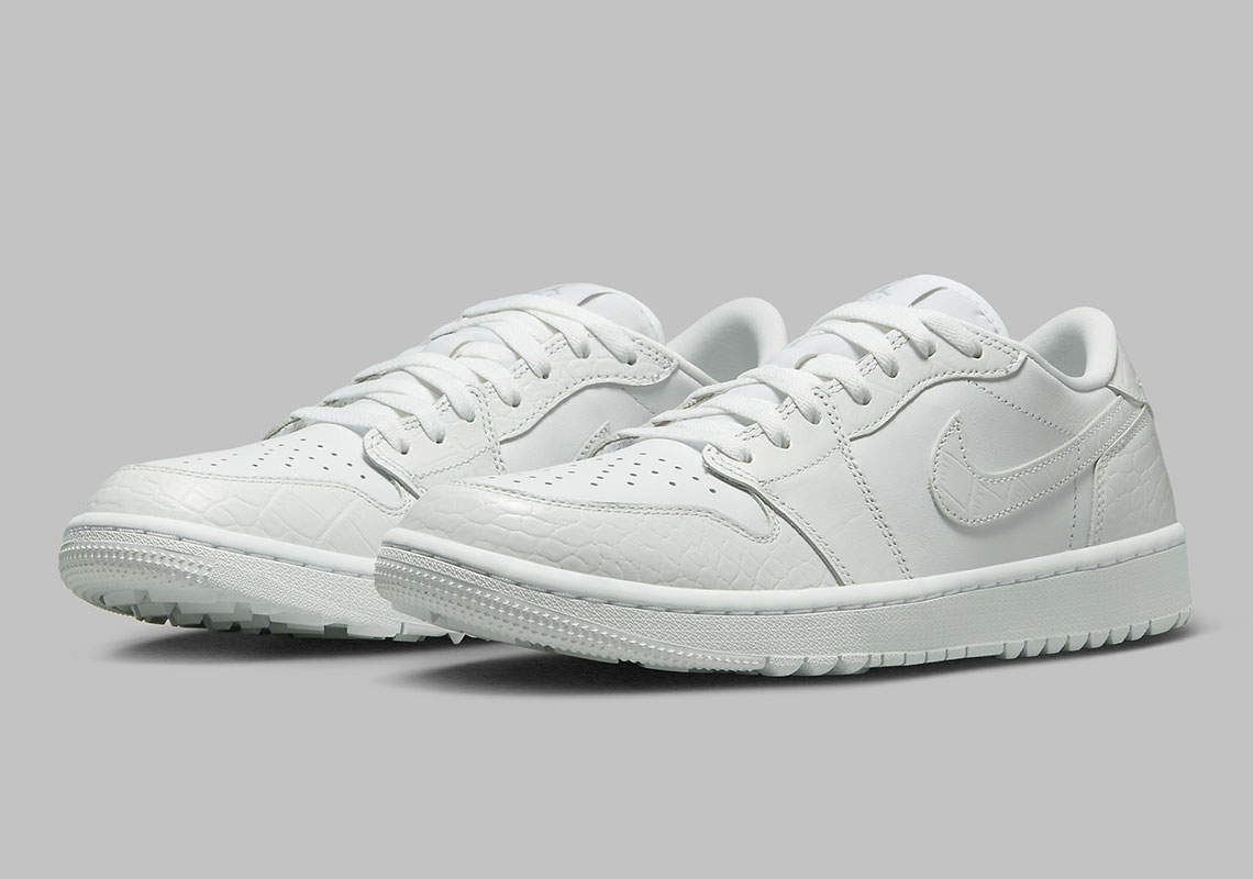 Air Jordan 1 Low Golf "White Croc" DD9315-110 | SneakerNews.com