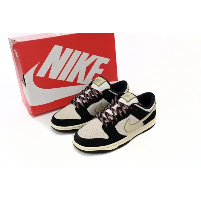 PKGoden Dunk Low LX Black Suede Team Gold DV3054-001 02