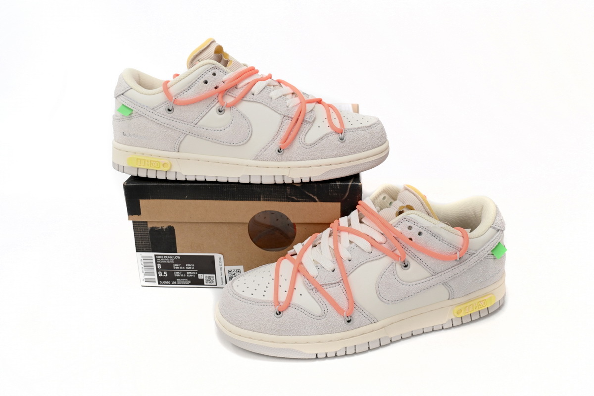 PKGoden Dunk Low Off-White Lot 11 DJ0950-108