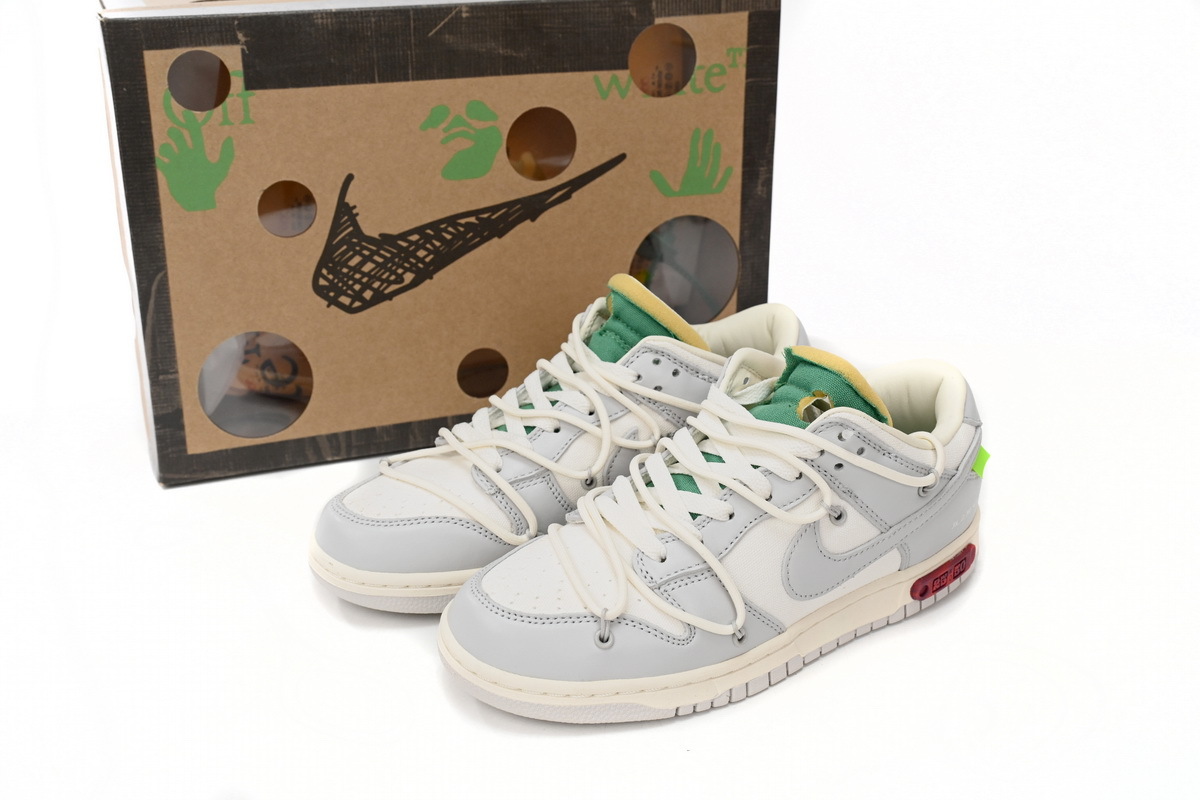 PKGoden Dunk Low Off-White Lot 25 DM1602-121