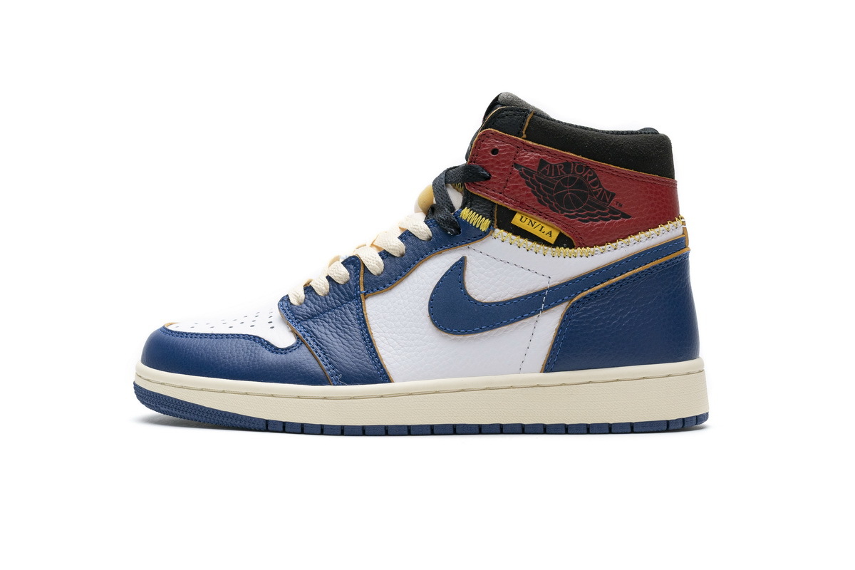 PKgoden Jordan 1 Retro High Union Los Angeles Blue Toe,DC3481-900