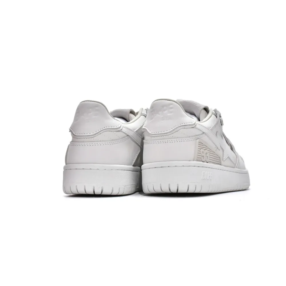 PKGoden A Bathing Ape Bape SK8 Sta Triple White 1H80-291-009