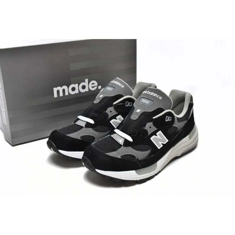 PKGoden New Balance 992 Black Grey Suede M992EB