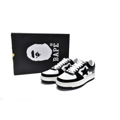 PKGoden A Bathing Ape Bape Sta Low Black 1H70-191-001 02