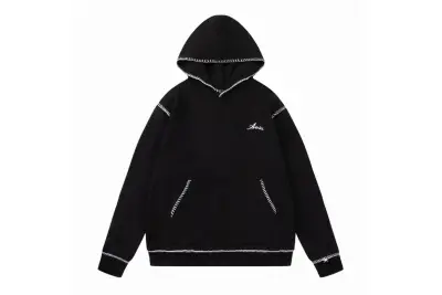  Amiri Hoodie Black, 19st7030 01