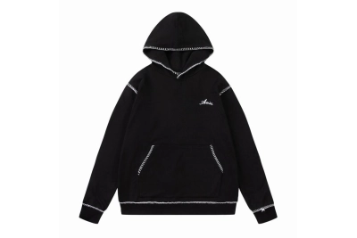  Amiri Hoodie Black, 19st7030 01