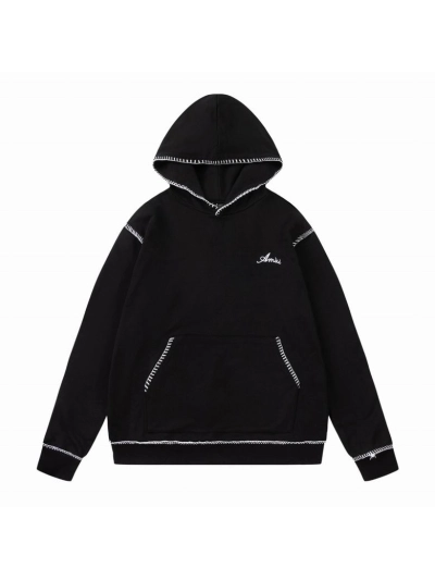  Amiri Hoodie Black, 19st7030 01
