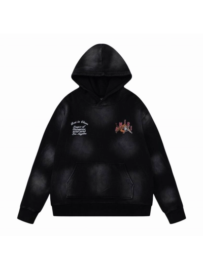  Amiri Hoodie Black, 19st7085 01