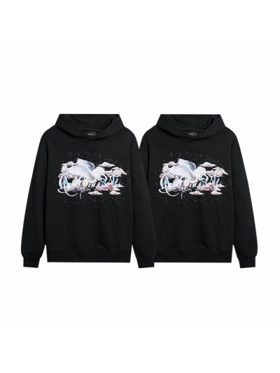  Amiri Hoodie Black, mrt9007  01