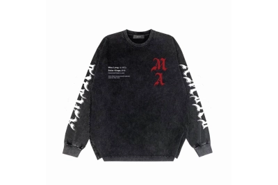  Amiri Hoodie Black white and red, sytZJCH066 01