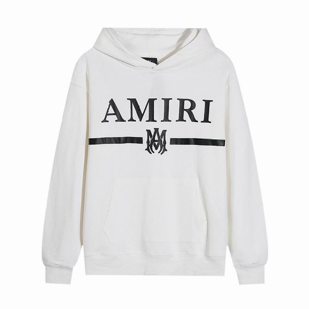  Amiri Hoodie Black and White, mrt9006