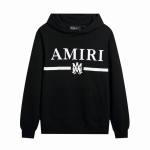  Amiri Hoodie Black and White, mrt9006