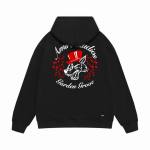  Amiri Hoodie Black and White, sytM119