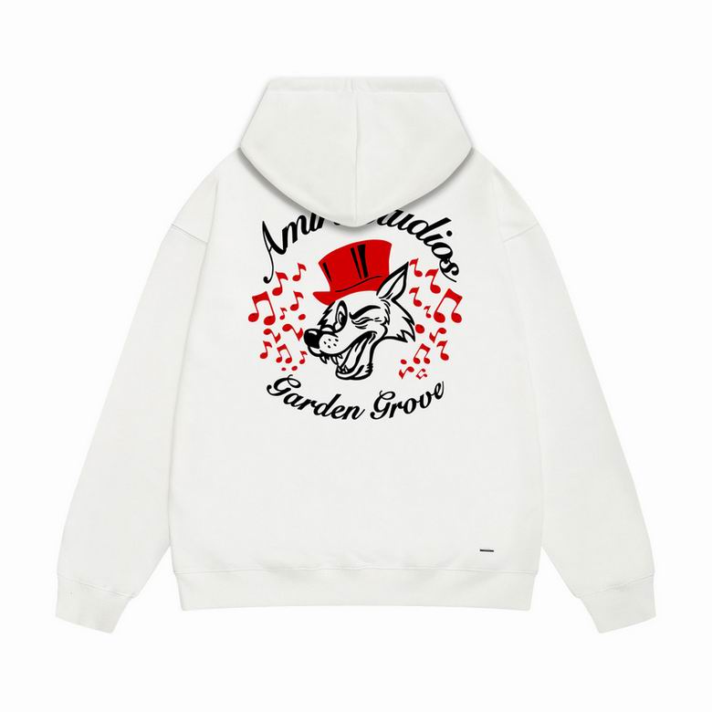  Amiri Hoodie Black and White, sytM119