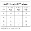 Amiri Hoodie Grey and off white, sytM123