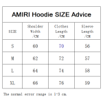  Amiri Hoodie Black and Blue, sytM109