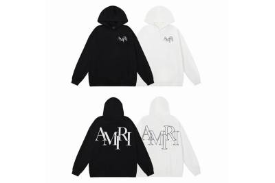  Amiri Hoodie Black and White, xgt877 01