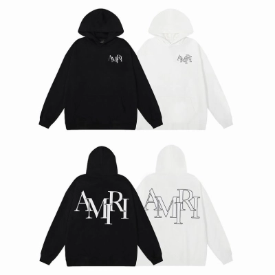 PKGoden Amiri Hoodie Black and White, xgt877 01