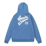 Amiri Hoodie Black and White and Blue, 19st7087
