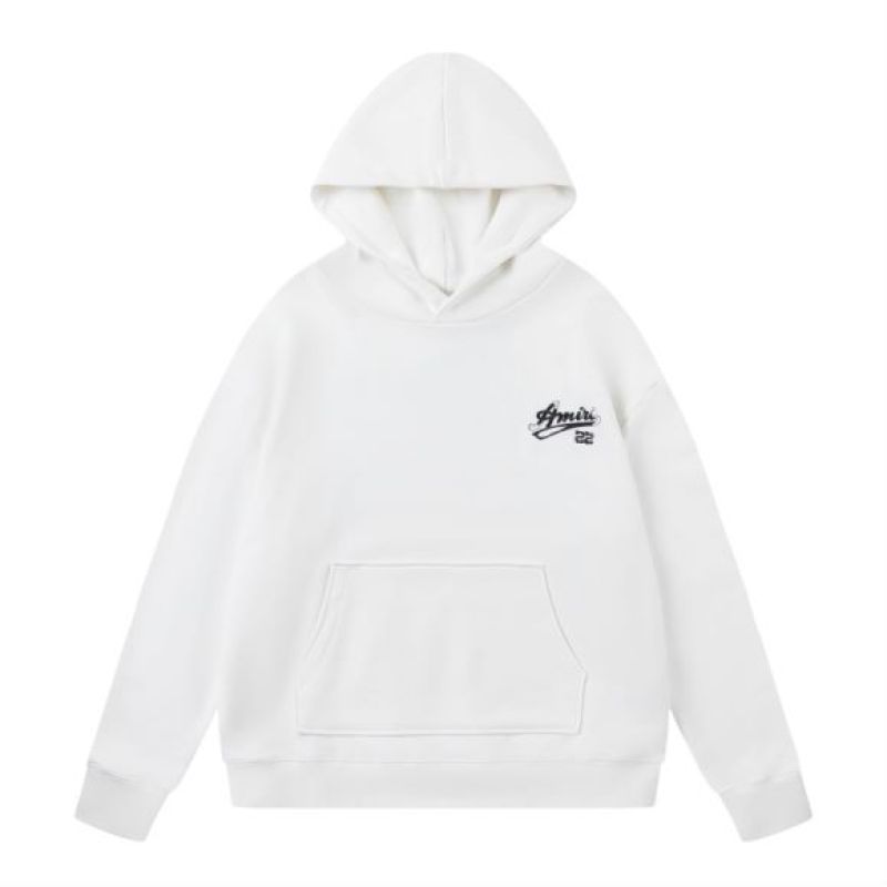  Amiri Hoodie Black and White and Blue, 19st7087