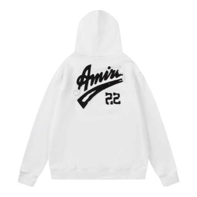  Amiri Hoodie Black and White and Blue, 19st7087