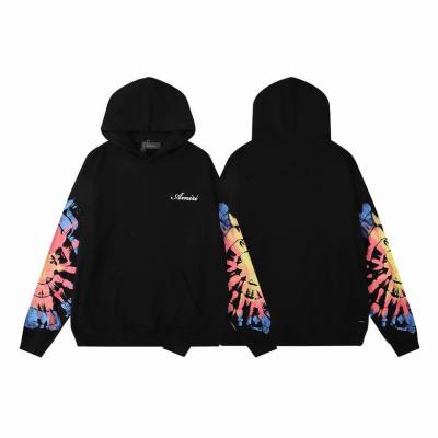  Amiri Hoodie Black Pink, 6ht9229 01