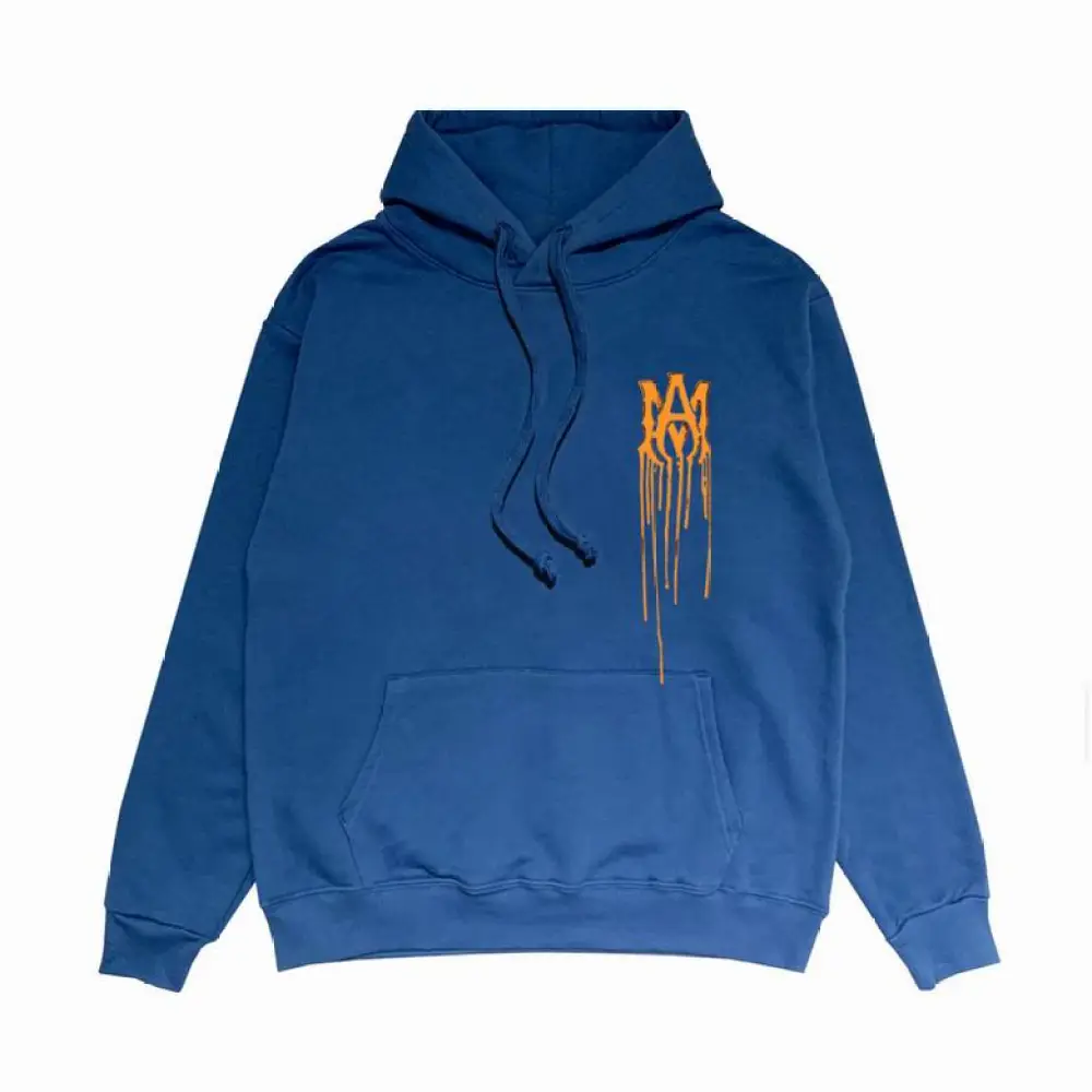 Amiri Hoodie Blue and Black, sytM023